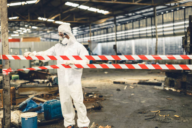 Professional Hoarding Cleanup technician working in Omega, GA